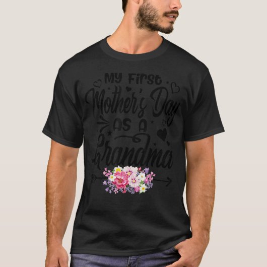Mijn eerste Moederdag als oma T-shirt (Voorkant)