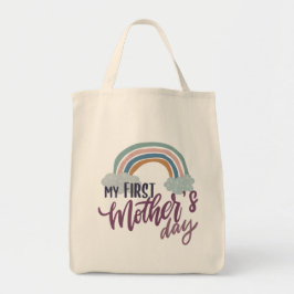 Mijn eerste Moederdag Canvas tas