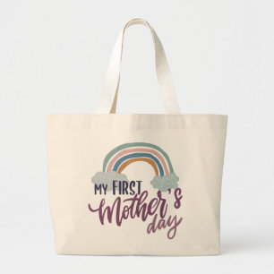 Mijn eerste Moederdag Grote Tote Bag
