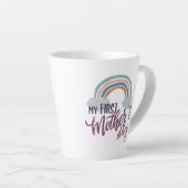 Mijn eerste Moederdag Latte Mok (Rechterhoek)