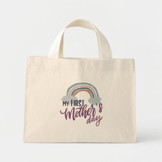 Mijn eerste Moederdag Mini Tote Bag (Voorkant)