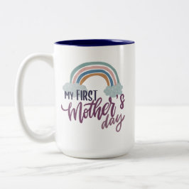 Mijn eerste Moederdag Tweekleurige Koffiemok
