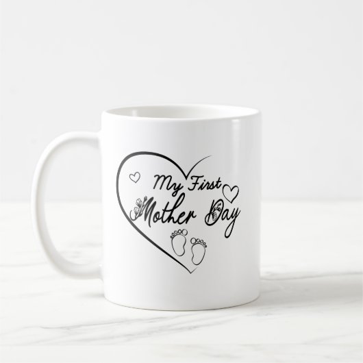 Mijn eerste Moederdag voor mam Koffiemok (Links)