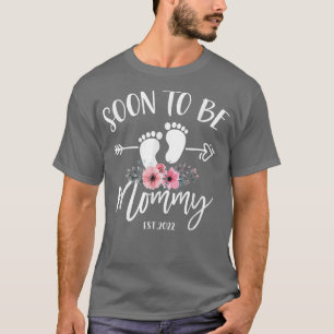 Mijn eerste moederdag zwangerschapsaankondiging Wo T-shirt