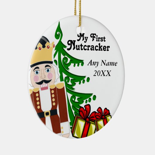 Mijn eerste Nutcracker Ballet Keramisch Ornament (Rechts)