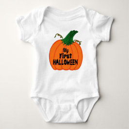 Mijn eerste Oranje pompoen van Halloween Romper