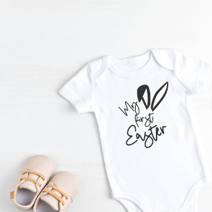 Mijn eerste paasbunny Ears Romper