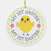 Mijn eerste paasknuppje-stipgrens keramisch ornament (Achterkant)