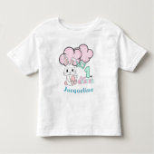 Mijn eerste paasroze Baby konijn Kinder Shirts (Voorkant)