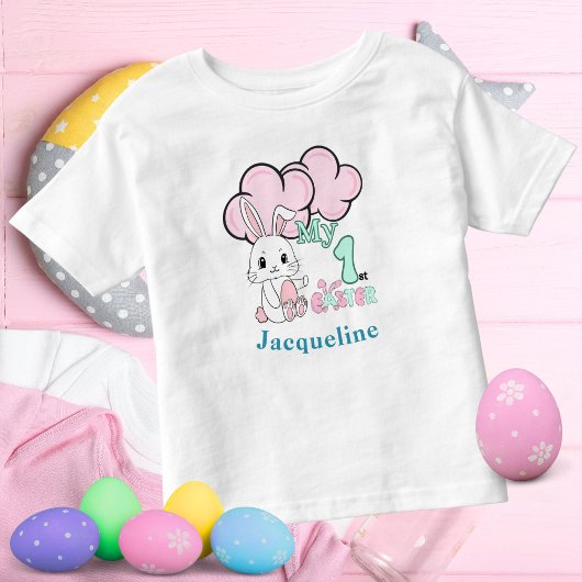 Mijn eerste paasroze Baby konijn Kinder Shirts