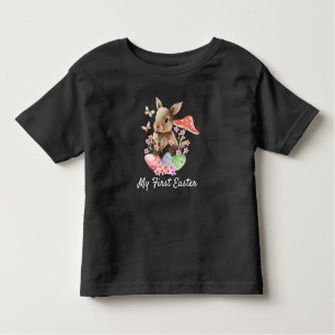Mijn eerste paasse Waterverf Bunny Toddler T-shirt