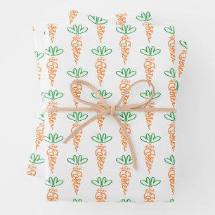 Mijn eerste paaswortel cadeauverpakking inpakpapier vel