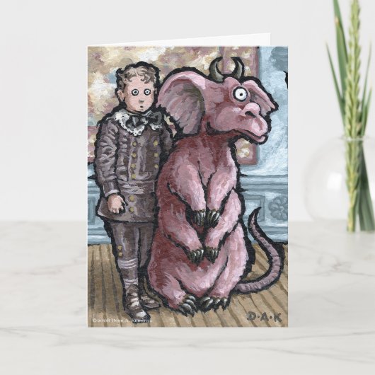 Mijn eerste pakket 6 - Blanco binnenin surrealisti Kaart (Voorkant)