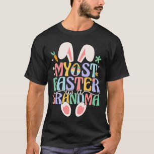Mijn eerste Pasen als oma Funny Easter Bunny Ne T-shirt