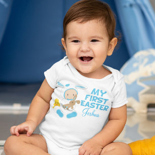 Mijn eerste Pasen Baby Blue Romper