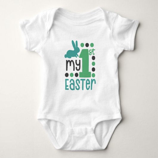Mijn eerste Pasen Baby Body Romper (Voorkant)