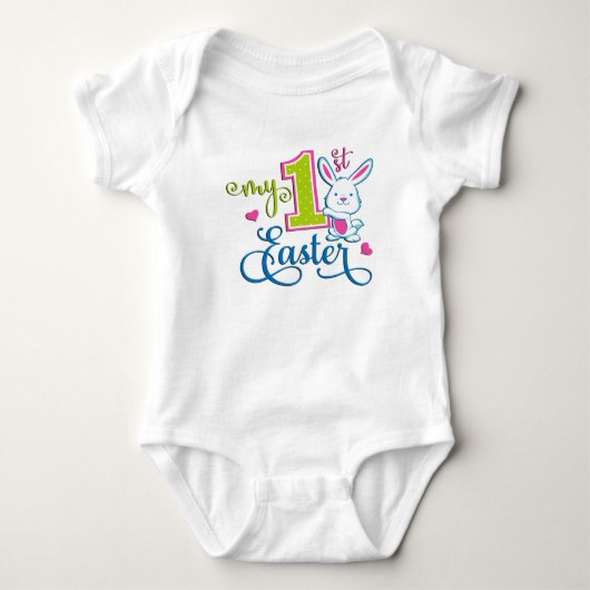 Mijn eerste Pasen baby body Romper (Voorkant)