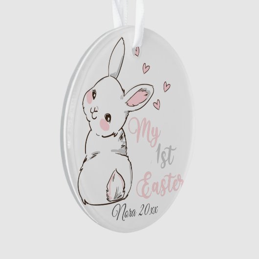 Mijn eerste Pasen, Bunny Ornament (voorkant)