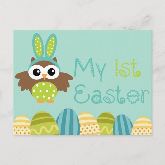 Mijn eerste Pasen Feestdagenkaart (Voorkant)