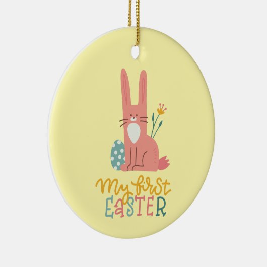 Mijn eerste Pasen Keramisch Ornament (Rechts)