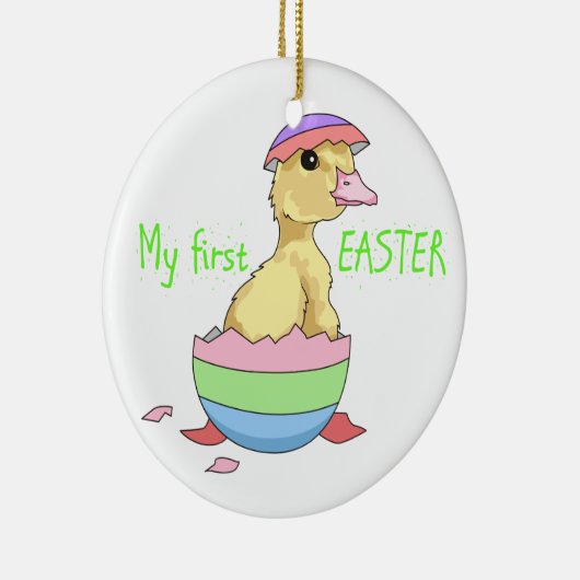 Mijn eerste Pasen Keramisch Ornament (Rechts)