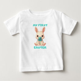 Mijn eerste Pasen – Knuffel baby konijn met fopspe