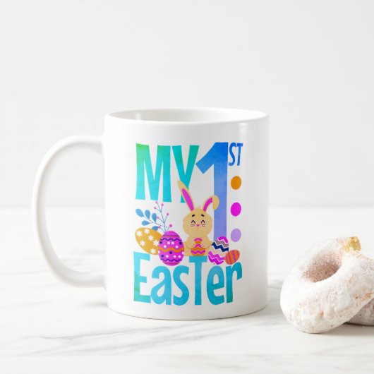 Mijn eerste Pasen Koffiemok (Met donut)