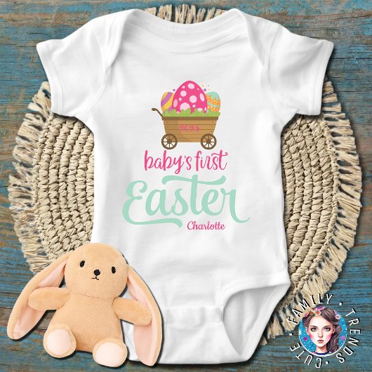 Mijn eerste Pasen outfit voor meisje Romper