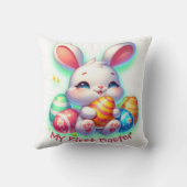 Mijn eerste Pasen voor meisjes | Kussen (Achterkant)