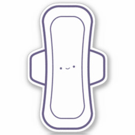 Mijn eerste periode Leuke Girly Cartoon Menstruati Sticker