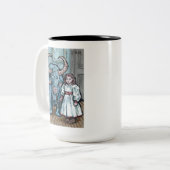 Mijn eerste Pet #1 - Surreal Odd Gothic Tweekleurige Koffiemok (Voorkant links)