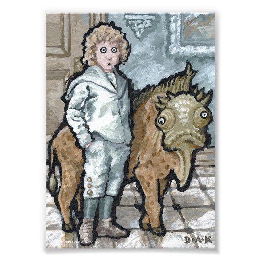 Mijn eerste Pet #4 - Surreal Odd Gothic Foto Afdruk (Voorkant)