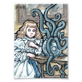 Mijn eerste Pet #7 - Surreal Odd Gothic Foto Afdruk