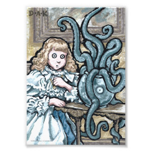 Mijn eerste Pet #7 - Surreal Odd Gothic Foto Afdruk