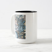 Mijn eerste Pet #7 - Surreal Odd Gothic Tweekleurige Koffiemok (Voorkant links)