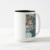 Mijn eerste Pet #7 - Surreal Odd Gothic Tweekleurige Koffiemok (Voorkant rechts)