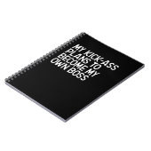 Mijn eerste plan om mijn eigen baas te worden notitieboek (Linkerzijde)