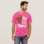 Mijn eerste pompbeurt is mijn sportbokser t-shirt (Voorkant volledig)