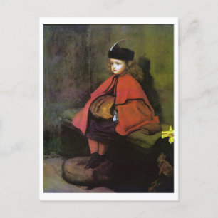 Mijn eerste preek, John Everett Millais Briefkaart