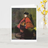 Mijn eerste preek, John Everett Millais Kaart (Gele Bloem)