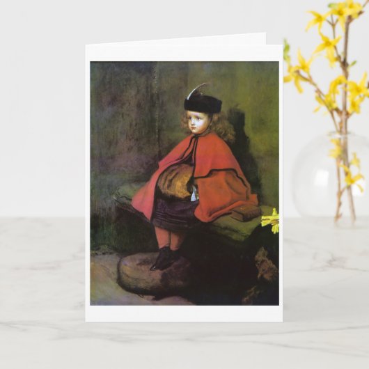 Mijn eerste preek, John Everett Millais Kaart (Gele Bloem)