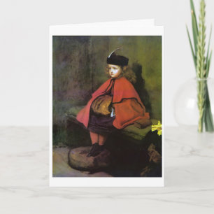 Mijn eerste preek, John Everett Millais Kaart