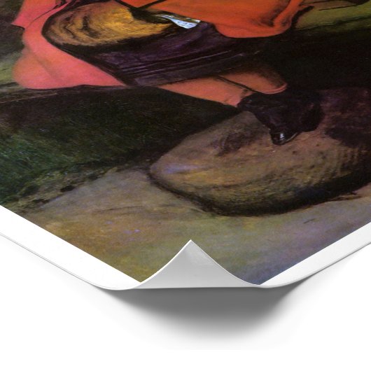 Mijn eerste preek, John Everett Millais Poster (Hoek)