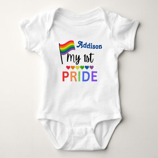 Mijn eerste Pride voor baby's Gift ideeën Romper (Voorkant)
