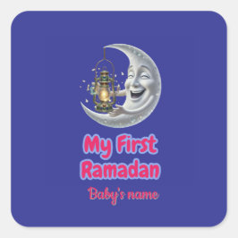 Mijn eerste RAMADAN Vierkante Sticker