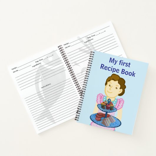 Mijn eerste receptenboek notitieboek (Binnen)