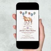 Mijn eerste Rodeo, 1e verjaardag Kaart