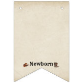 Mijn eerste Rodeo Bunting Banner Maandelijkse mijl (Tweede vlag)