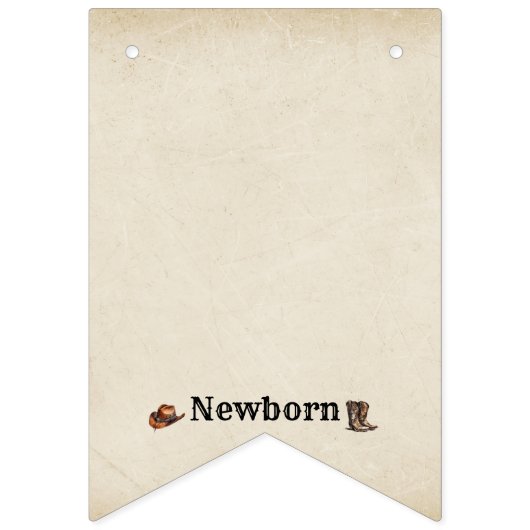 Mijn eerste Rodeo Bunting Banner Maandelijkse mijl (Tweede vlag)