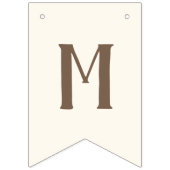 Mijn eerste Rodeo Bunting Flag Banner Neutral (Tweede vlag)